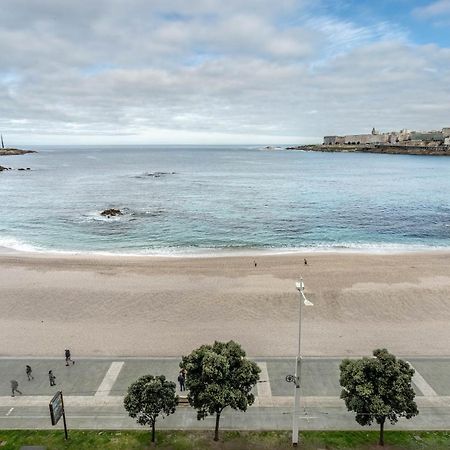 Apartamento En Primera Linea De Playa Riazor Ла Коруня Екстериор снимка