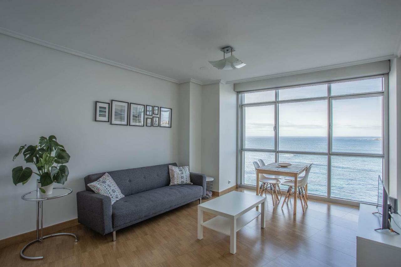 Apartamento En Primera Linea De Playa Riazor Ла Коруня Екстериор снимка