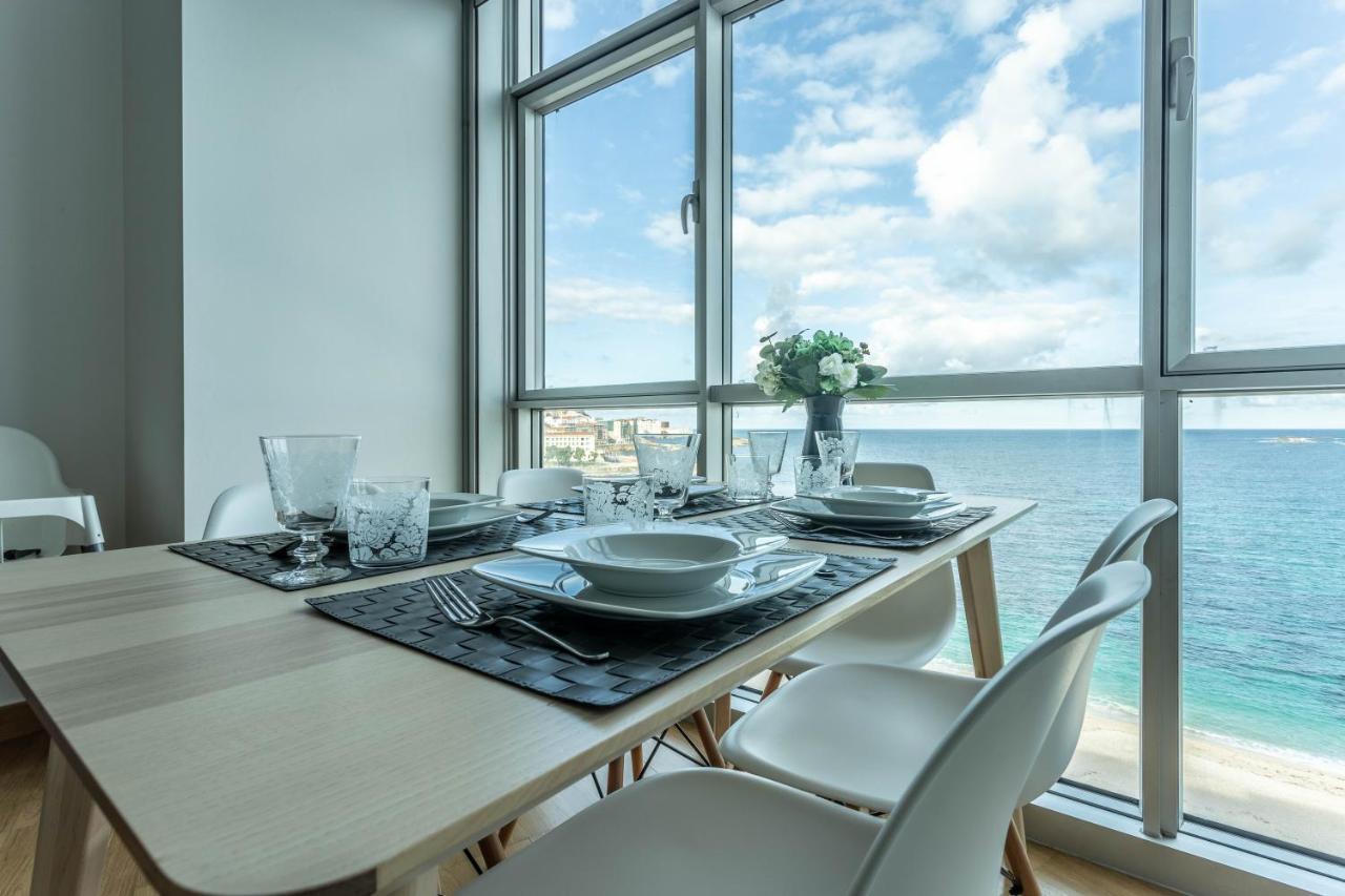 Apartamento En Primera Linea De Playa Riazor Ла Коруня Екстериор снимка
